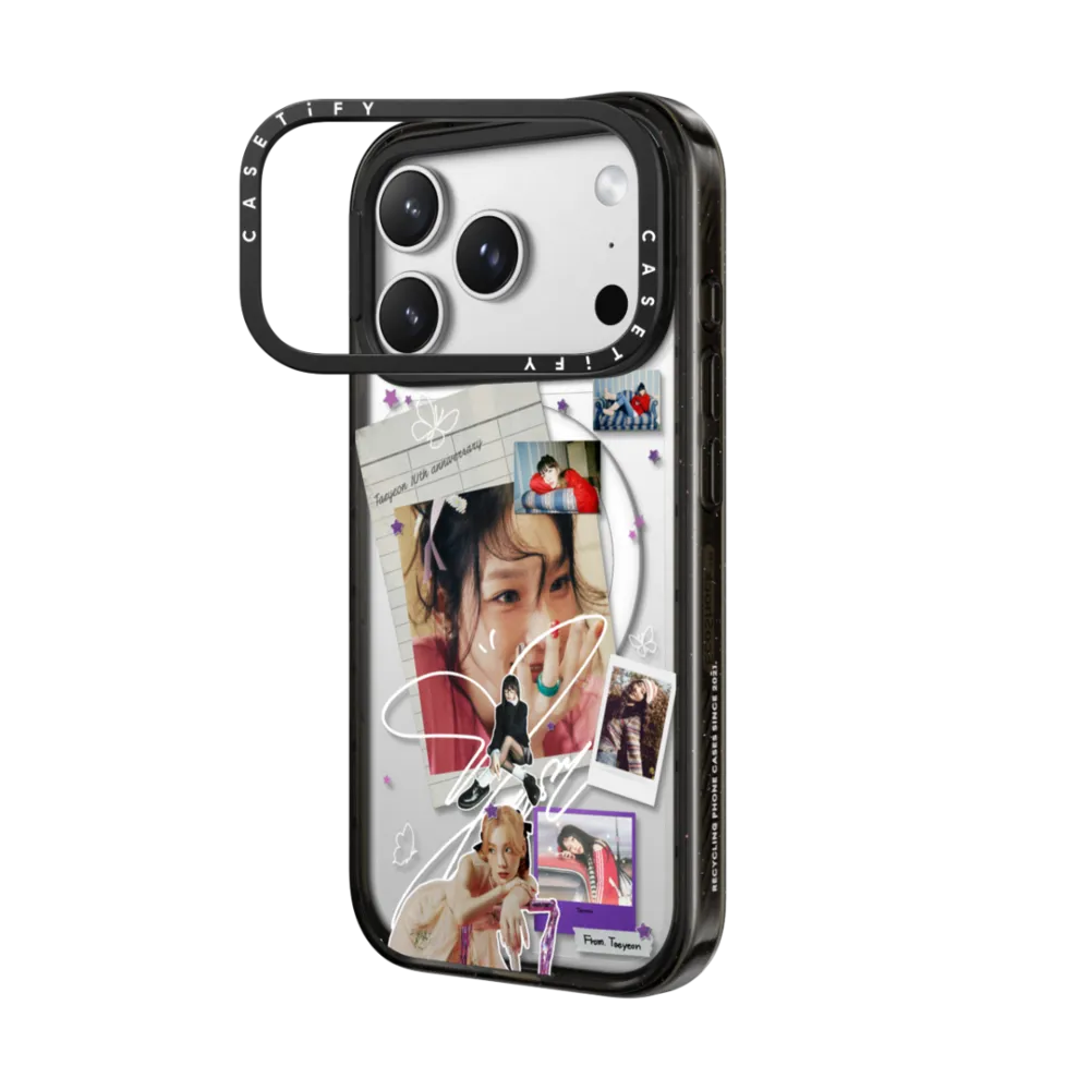 Impact Ring Stand iPhone 17 Pro Max Case MagSafe Compatible - TAEYEON Photo Collage Case