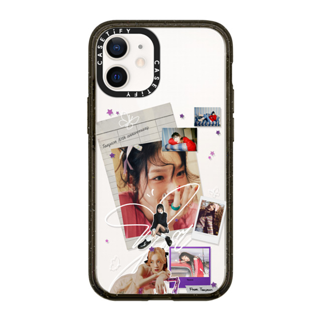CASETiFY iPhone 12 mini P[X ubN CpNgP[X Polaroid,Fine Art Fine Art,Polaroid,Portraiture TAEYEON Photo Collage Case