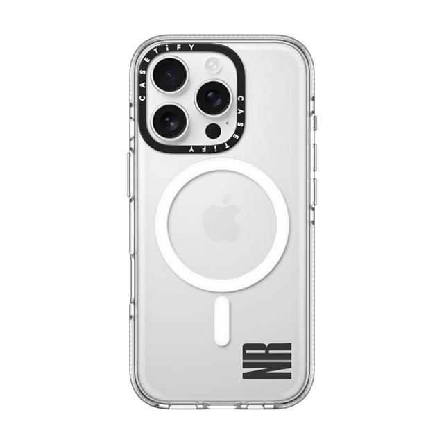 CASETiFY iPhone 16 Pro Case Clear Clear Case MagSafe Compatible Custom Case - NR CASETiFY iPhone 16 Pro Case Clear Clear Case MagSafe Compatible Custom Case - NR
