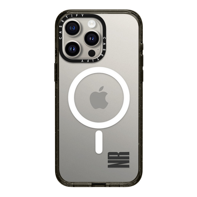 CASETiFY iPhone 15 Pro Max Case Black Impact Case MagSafe Compatible Custom Case - NR CASETiFY iPhone 15 Pro Max Case Black Impact Case MagSafe Compatible Custom Case - NR