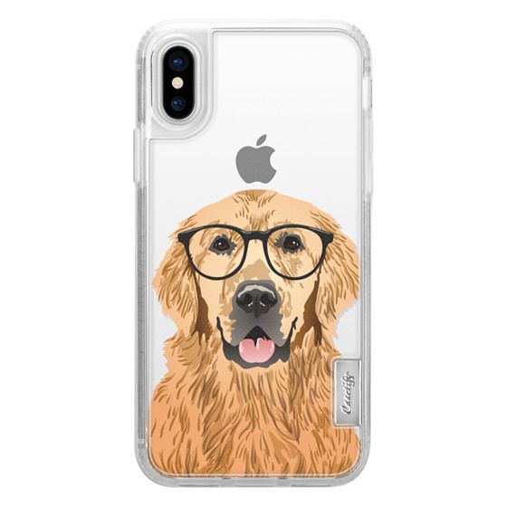 Hipster Golden Retriever - Transparent – CASETiFY