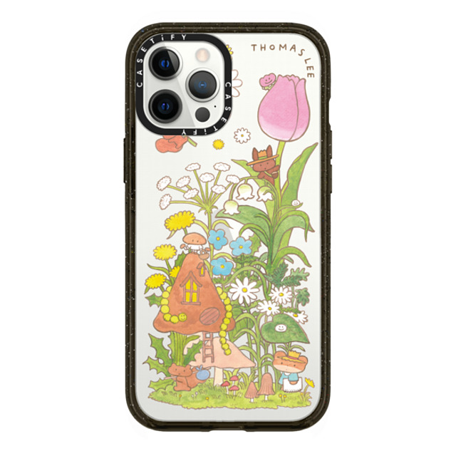 Thomas Lee x CASETiFY iPhone 12 Pro Max ケース Mushroom,Cartoon ブラック インパクトケース WELCOME MY MUSHROOM Back to School Thomas Lee x CASETiFY iPhone 12 Pro Max ケース Mushroom,Cartoon ブラック インパクトケース WELCOME MY MUSHROOM Back to School