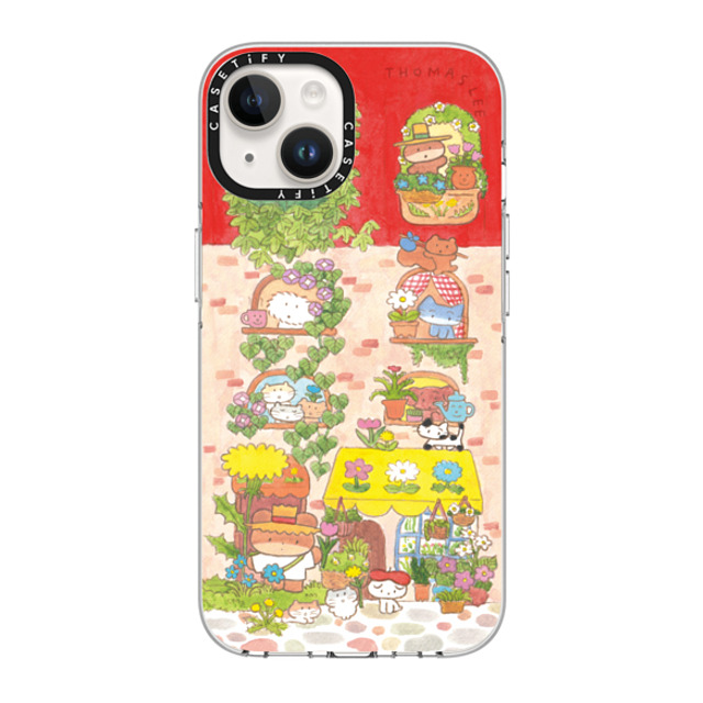 Thomas Lee x CASETiFY iPhone 14 Case Clear Clear Case MagSafe Compatible DAISY FLOWER SHOP Thomas Lee x CASETiFY iPhone 14 Case Clear Clear Case MagSafe Compatible DAISY FLOWER SHOP