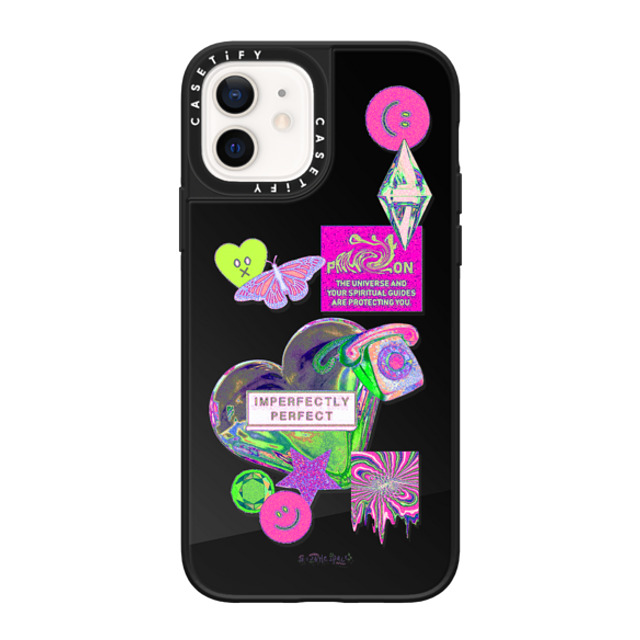 A Subtle Space x CASETiFY iPhone 12 Case Sticker,Heart Black on Black ミラーケース MagSafe対応 Perfect? by A Subtle Space Father's Day A Subtle Space x CASETiFY iPhone 12 Case Sticker,Heart Black on Black ミラーケース MagSafe対応 Perfect? by A Subtle Space Father's Day