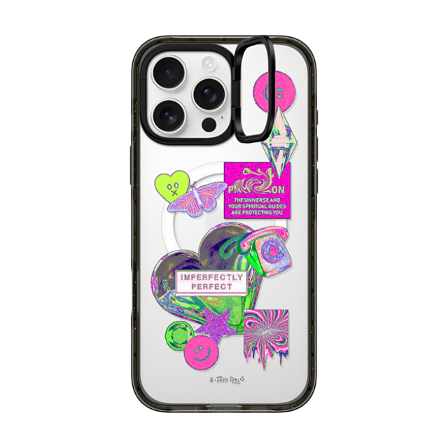 A Subtle Space x CASETiFY iPhone 16 Pro Max ケース Sticker,Heart ブラック インパクトリングスタンドケース MagSafe対応 Perfect? by A Subtle Space Father's Day A Subtle Space x CASETiFY iPhone 16 Pro Max ケース Sticker,Heart ブラック インパクトリングスタンドケース MagSafe対応 Perfect? by A Subtle Space Father's Day