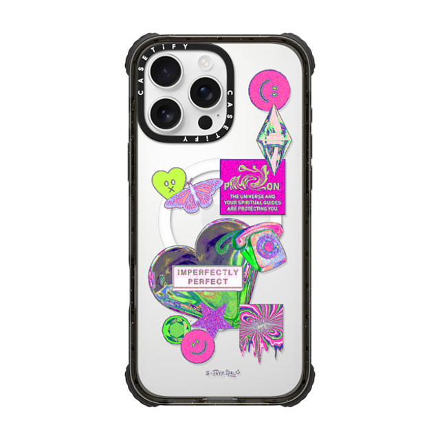 A Subtle Space x CASETiFY iPhone 16 Pro Max ケース Sticker,Heart ブラック ウルトラ インパクトケース MagSafe 対応 Perfect? by A Subtle Space Father's Day A Subtle Space x CASETiFY iPhone 16 Pro Max ケース Sticker,Heart ブラック ウルトラ インパクトケース MagSafe 対応 Perfect? by A Subtle Space Father's Day