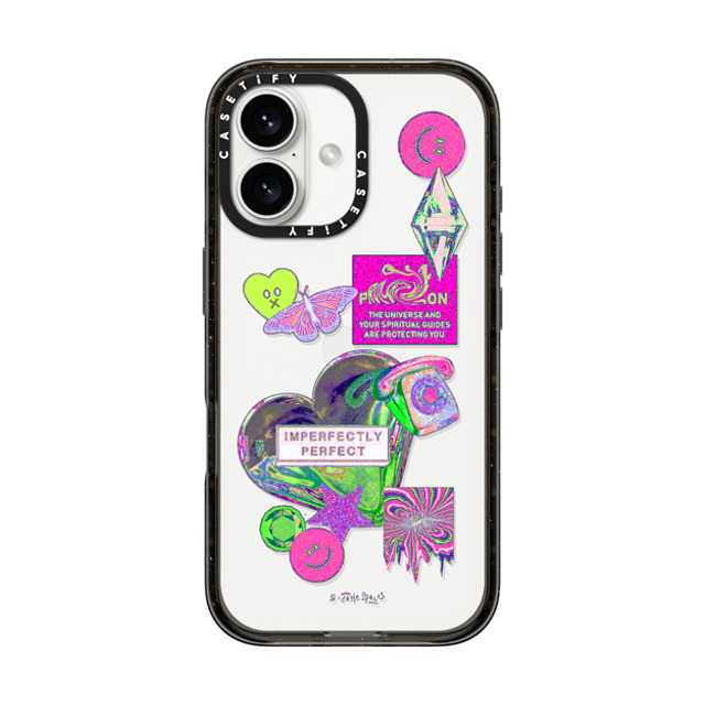 A Subtle Space x CASETiFY iPhone 16 Case Sticker,Heart ブラック インパクトケース Perfect? by A Subtle Space Mother's Day A Subtle Space x CASETiFY iPhone 16 Case Sticker,Heart ブラック インパクトケース Perfect? by A Subtle Space Mother's Day