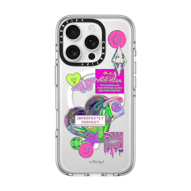 A Subtle Space x CASETiFY iPhone 16 Pro ケース Sticker,Heart クリア クリア ケース MagSafe対応 Perfect? by A Subtle Space Father's Day A Subtle Space x CASETiFY iPhone 16 Pro ケース Sticker,Heart クリア クリア ケース MagSafe対応 Perfect? by A Subtle Space Father's Day
