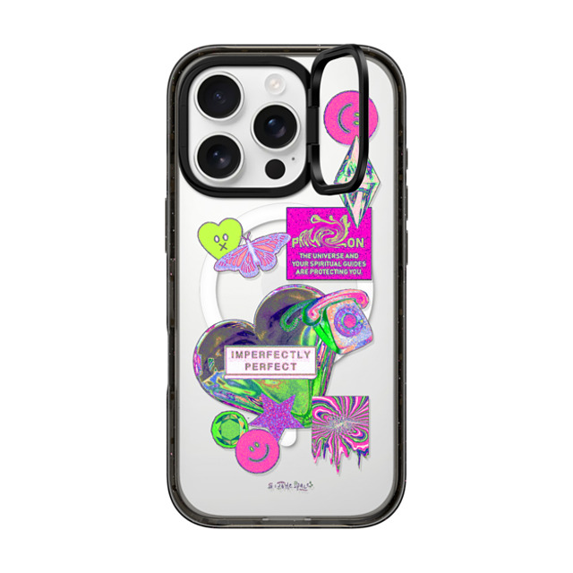 A Subtle Space x CASETiFY iPhone 16 Pro ケース Sticker,Heart ブラック インパクトリングスタンドケース MagSafe対応 Perfect? by A Subtle Space Father's Day A Subtle Space x CASETiFY iPhone 16 Pro ケース Sticker,Heart ブラック インパクトリングスタンドケース MagSafe対応 Perfect? by A Subtle Space Father's Day