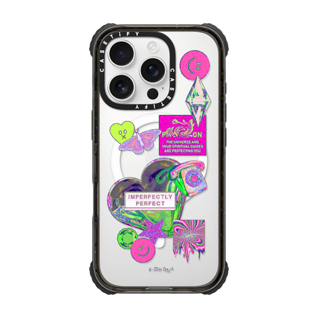A Subtle Space x CASETiFY iPhone 16 Pro ケース Sticker,Heart ブラック ウルトラ インパクトケース MagSafe 対応 Perfect? by A Subtle Space Father's Day A Subtle Space x CASETiFY iPhone 16 Pro ケース Sticker,Heart ブラック ウルトラ インパクトケース MagSafe 対応 Perfect? by A Subtle Space Father's Day