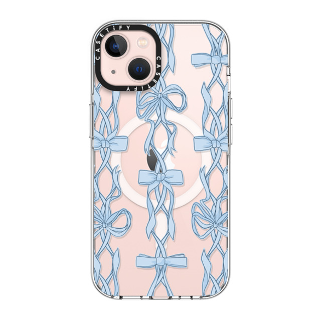 Shayla Bond x CASETiFY iPhone 13 ケース クリア クリア ケース MagSafe対応 Ribbon Play