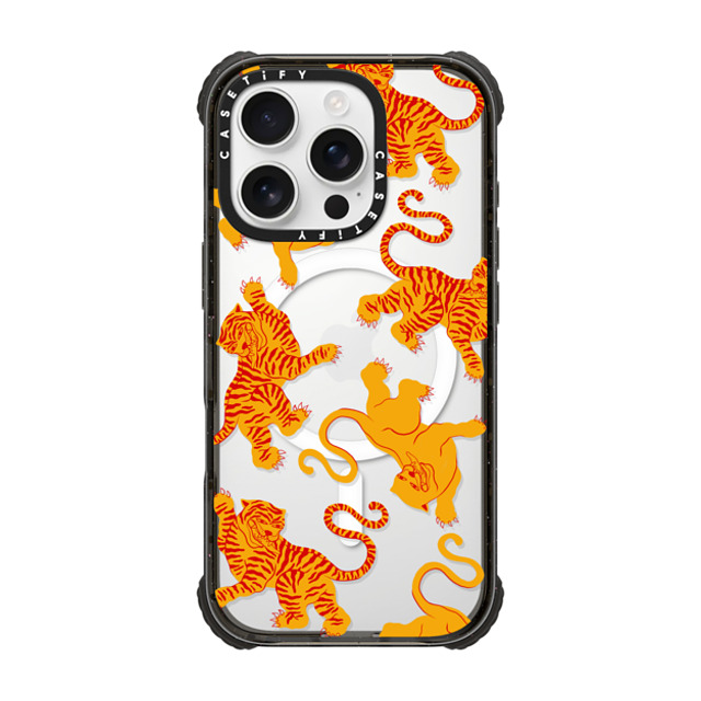 Shayla Bond x CASETiFY iPhone 16 Pro Case Black ウルトラ インパクトケース MagSafe 対応 Tigers, Tigers & Tigers, Oh My Shayla Bond x CASETiFY iPhone 16 Pro Case Black ウルトラ インパクトケース MagSafe 対応 Tigers, Tigers & Tigers, Oh My