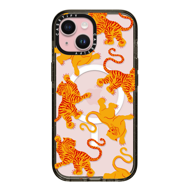 Shayla Bond x CASETiFY iPhone 15 Case Sticker,Tiger Black Impact Case MagSafe Compatible Tigers, Tigers & Tigers, Oh My Mother's Day Shayla Bond x CASETiFY iPhone 15 Case Sticker,Tiger Black Impact Case MagSafe Compatible Tigers, Tigers & Tigers, Oh My Mother's Day