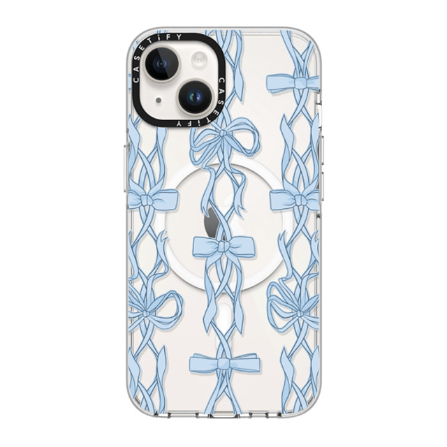 Shayla Bond x CASETiFY iPhone 14 Case Clear Clear Case MagSafe Compatible Ribbon Play Shayla Bond x CASETiFY iPhone 14 Case Clear Clear Case MagSafe Compatible Ribbon Play