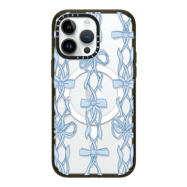 Shayla Bond x CASETiFY iPhone 14 Pro Max ケース ブラック インパクトケース MagSafe対応 Ribbon Play