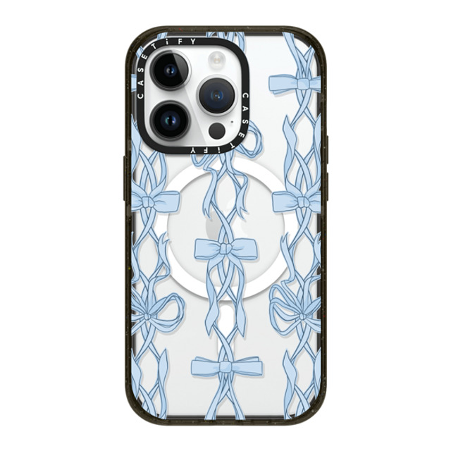 Shayla Bond x CASETiFY iPhone 14 Pro ケース ブラック インパクトケース MagSafe対応 Ribbon Play