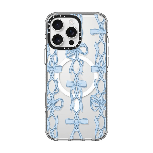 Shayla Bond x CASETiFY iPhone 16 Pro Max ケース クリア クリア ケース MagSafe対応 Ribbon Play