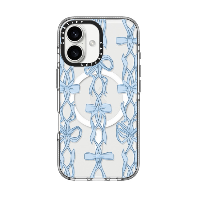 Shayla Bond x CASETiFY iPhone 16 ケース クリア クリア ケース MagSafe対応 Ribbon Play
