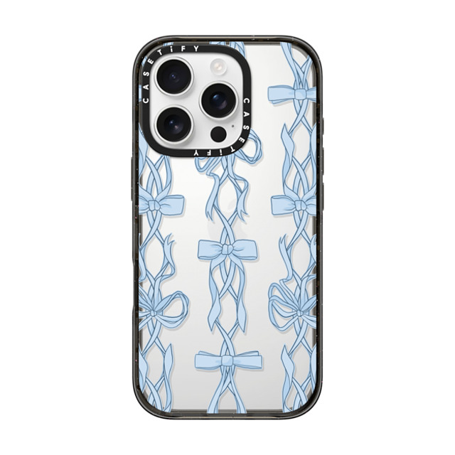 Shayla Bond x CASETiFY iPhone 16 Pro ケース ブラック インパクトケース Ribbon Play