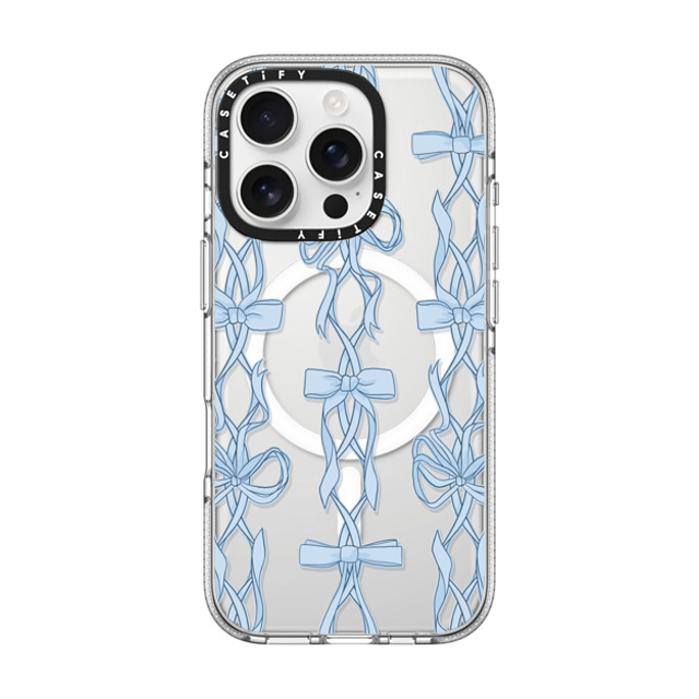 Shayla Bond x CASETiFY iPhone 16 Pro ケース クリア クリア ケース MagSafe対応 Ribbon Play