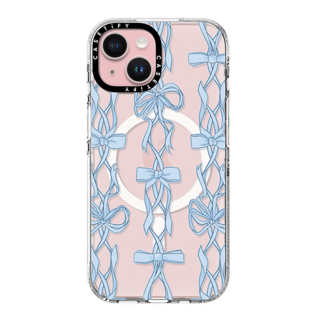 Shayla Bond x CASETiFY iPhone 15 ケース クリア クリア ケース MagSafe対応 Ribbon Play