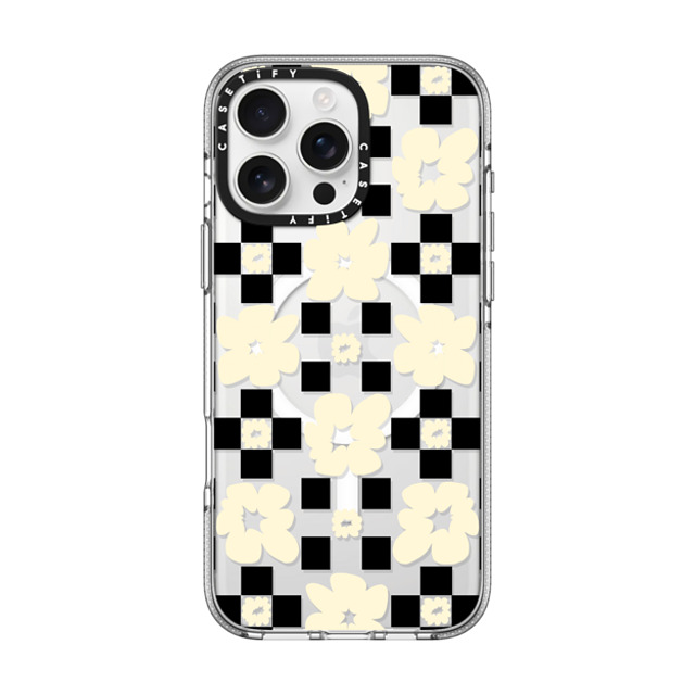 Shayla Bond x CASETiFY iPhone 16 Pro Max ケース Floral,Pattern クリア クリア ケース MagSafe対応 Floral Gridlock Father's Day Shayla Bond x CASETiFY iPhone 16 Pro Max ケース Floral,Pattern クリア クリア ケース MagSafe対応 Floral Gridlock Father's Day