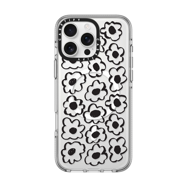 Shayla Bond x CASETiFY iPhone 16 Pro Max ケース Floral,Pattern クリア クリア ケース MagSafe対応 Skribble Flower Father's Day Shayla Bond x CASETiFY iPhone 16 Pro Max ケース Floral,Pattern クリア クリア ケース MagSafe対応 Skribble Flower Father's Day