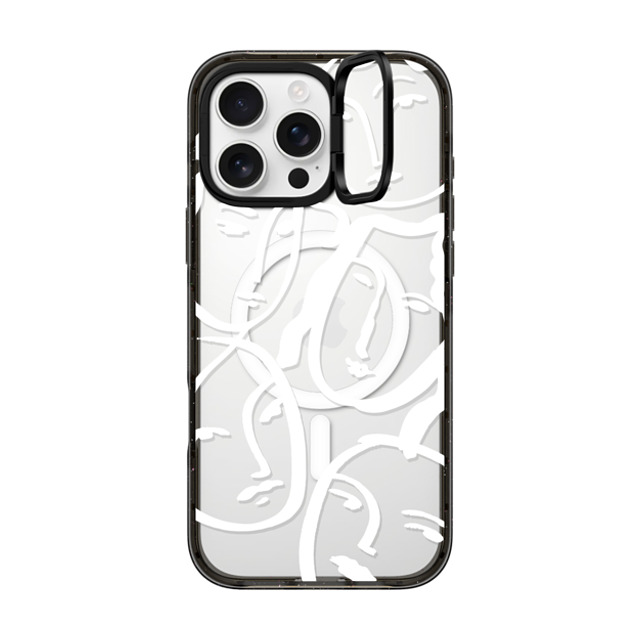 Shayla Bond x CASETiFY iPhone 16 Pro Max ケース Line Art,Monochrome ブラック インパクトリングスタンドケース MagSafe対応 Liney Ladies White Father's Day Shayla Bond x CASETiFY iPhone 16 Pro Max ケース Line Art,Monochrome ブラック インパクトリングスタンドケース MagSafe対応 Liney Ladies White Father's Day