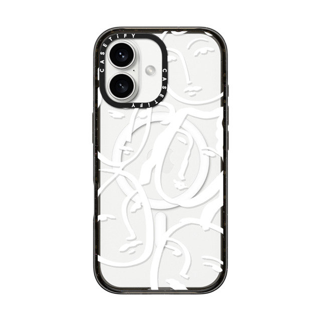 Shayla Bond x CASETiFY iPhone 16 Case Line Art,Monochrome Black Impact Case MagSafe Compatible Liney Ladies White Father's Day Shayla Bond x CASETiFY iPhone 16 Case Line Art,Monochrome Black Impact Case MagSafe Compatible Liney Ladies White Father's Day