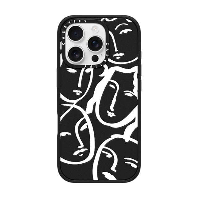 Shayla Bond x CASETiFY iPhone 16 Pro Case Line Art,Monochrome Matte Black Impact Case MagSafe Compatible Liney Ladies White Father's Day Shayla Bond x CASETiFY iPhone 16 Pro Case Line Art,Monochrome Matte Black Impact Case MagSafe Compatible Liney Ladies White Father's Day