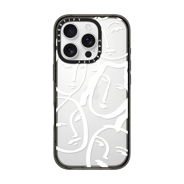 Shayla Bond x CASETiFY iPhone 16 Pro Case Line Art,Monochrome Black Impact Case Liney Ladies White Mother's Day Shayla Bond x CASETiFY iPhone 16 Pro Case Line Art,Monochrome Black Impact Case Liney Ladies White Mother's Day