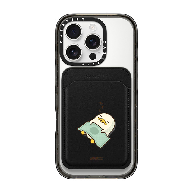 DUCKOO x CASETiFY MagSafe ウォレット Cartoon Black Snappy BioVeg MagSafe ウォレット SLEEPING DUCKOO Father's Day DUCKOO x CASETiFY MagSafe ウォレット Cartoon Black Snappy BioVeg MagSafe ウォレット SLEEPING DUCKOO Father's Day
