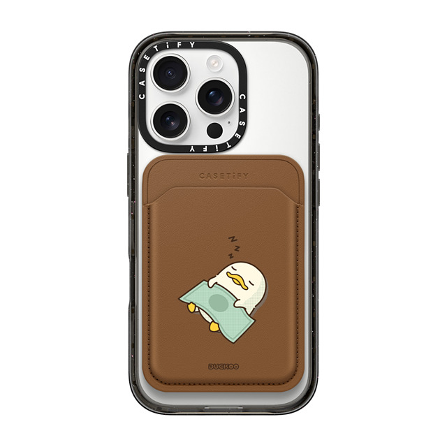 DUCKOO x CASETiFY MagSafe ウォレット Cartoon Tan/Blue Snappy BioVeg MagSafe ウォレット SLEEPING DUCKOO Mother's Day DUCKOO x CASETiFY MagSafe ウォレット Cartoon Tan/Blue Snappy BioVeg MagSafe ウォレット SLEEPING DUCKOO Mother's Day