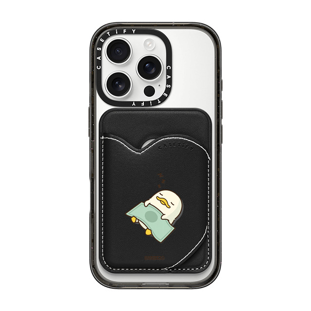 DUCKOO x CASETiFY MagSafe Wallet Cartoon Black Snappy BioVeg MagSafe ハートウォレット SLEEPING DUCKOO Mother's Day DUCKOO x CASETiFY MagSafe Wallet Cartoon Black Snappy BioVeg MagSafe ハートウォレット SLEEPING DUCKOO Mother's Day