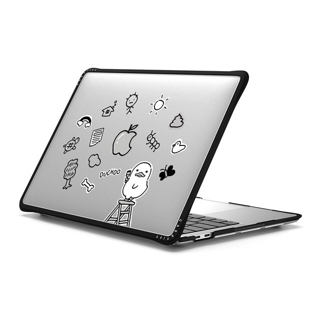 DUCKOO x CASETiFY MacBook Pro 13-inch (M1 / M2 / Intel) Cartoon Black インパクト ケース DRAWING DUCKOO Mother's Day DUCKOO x CASETiFY MacBook Pro 13-inch (M1 / M2 / Intel) Cartoon Black インパクト ケース DRAWING DUCKOO Mother's Day