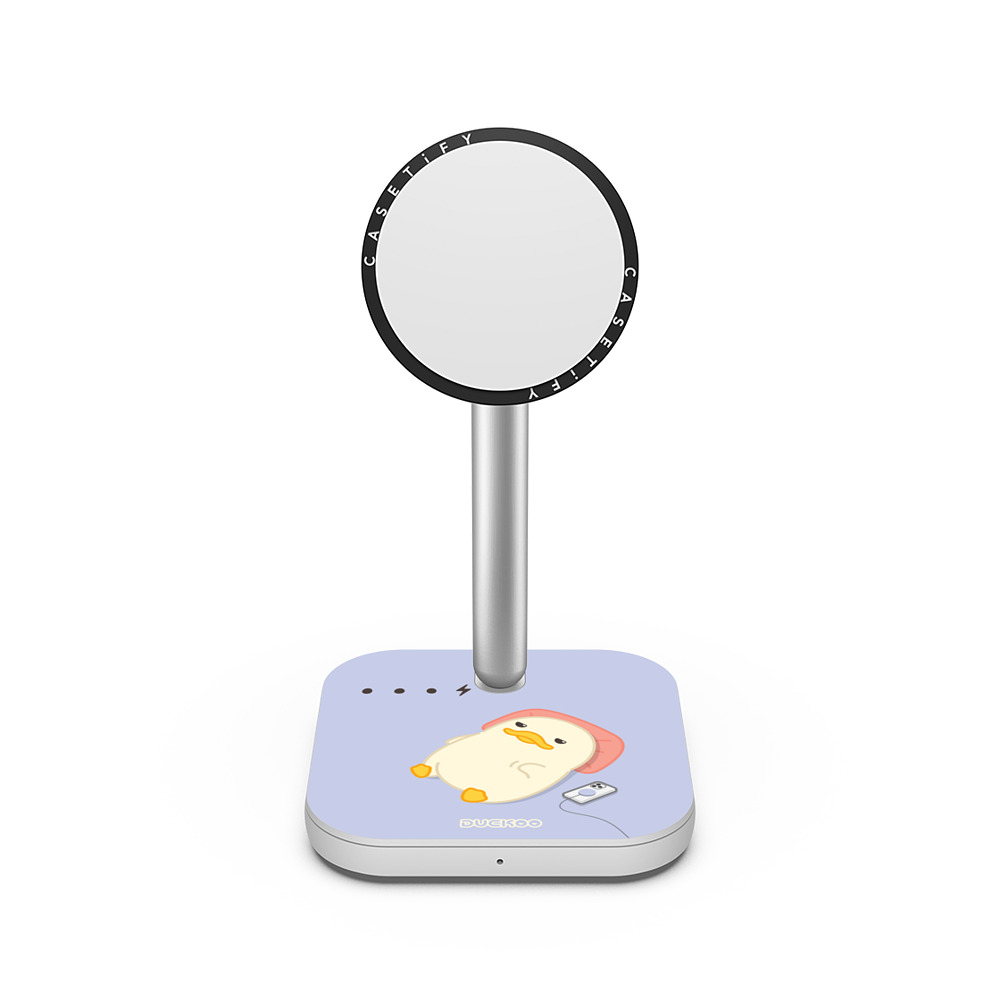 DUCKOO x CASETiFY PowerThru 2-in-1 Charging Stand Animal,Cartoon ホワイト 2-in-1 充電スタンド CHARGING DUCKOO Mother's Day DUCKOO x CASETiFY PowerThru 2-in-1 Charging Stand Animal,Cartoon ホワイト 2-in-1 充電スタンド CHARGING DUCKOO Mother's Day