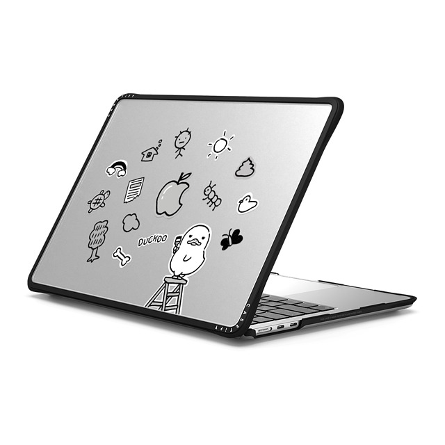 DUCKOO x CASETiFY MacBook Air 13-inch (M2 - M4) Cartoon ブラック インパクト ケース DRAWING DUCKOO New iPhone DUCKOO x CASETiFY MacBook Air 13-inch (M2 - M4) Cartoon ブラック インパクト ケース DRAWING DUCKOO New iPhone