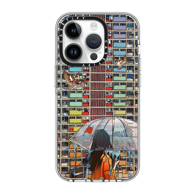 Vivian Ho x CASETiFY iPhone 14 Pro Case Clear Clear Case MagSafe Compatible Vivian Ho - Rainbow after Rain Vivian Ho x CASETiFY iPhone 14 Pro Case Clear Clear Case MagSafe Compatible Vivian Ho - Rainbow after Rain