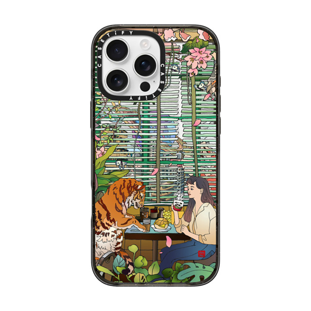 Vivian Ho x CASETiFY iPhone 16 Pro Max ケース ブラック インパクトケース Vivian Ho - I miss us.