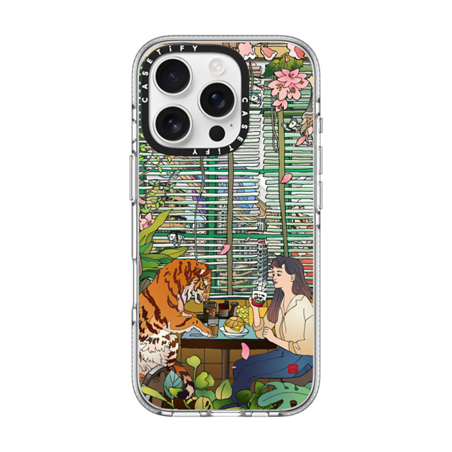 Vivian Ho x CASETiFY iPhone 16 Pro ケース クリア クリア ケース MagSafe対応 Vivian Ho - I miss us.