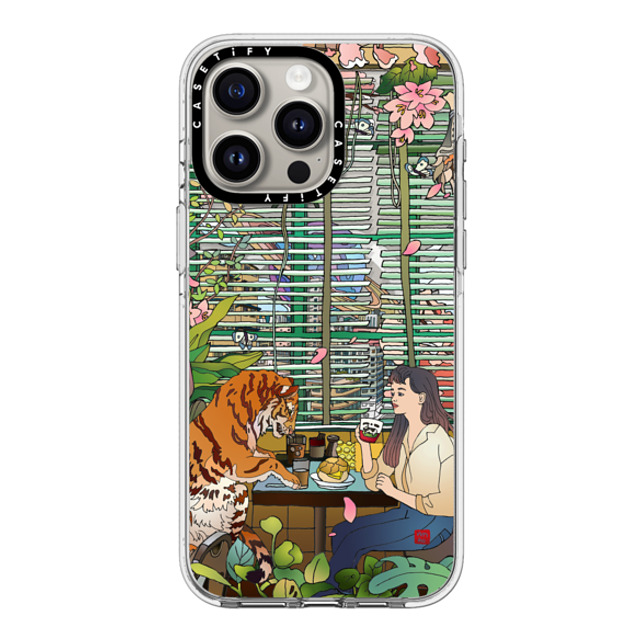 Vivian Ho x CASETiFY iPhone 15 Pro Max ケース クリア クリア ケース MagSafe対応 Vivian Ho - I miss us.