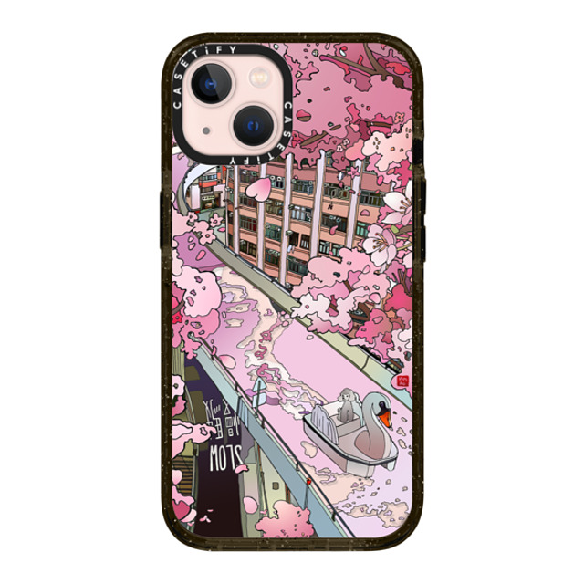 Vivian Ho x CASETiFY iPhone 13 ケース ブラック インパクトケース MagSafe対応 Vivian Ho - Sakura Dream