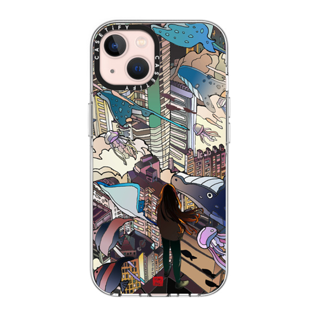 Vivian Ho x CASETiFY iPhone 13 ケース クリア クリア ケース MagSafe対応 Vivian Ho - I can't take my eyes off you