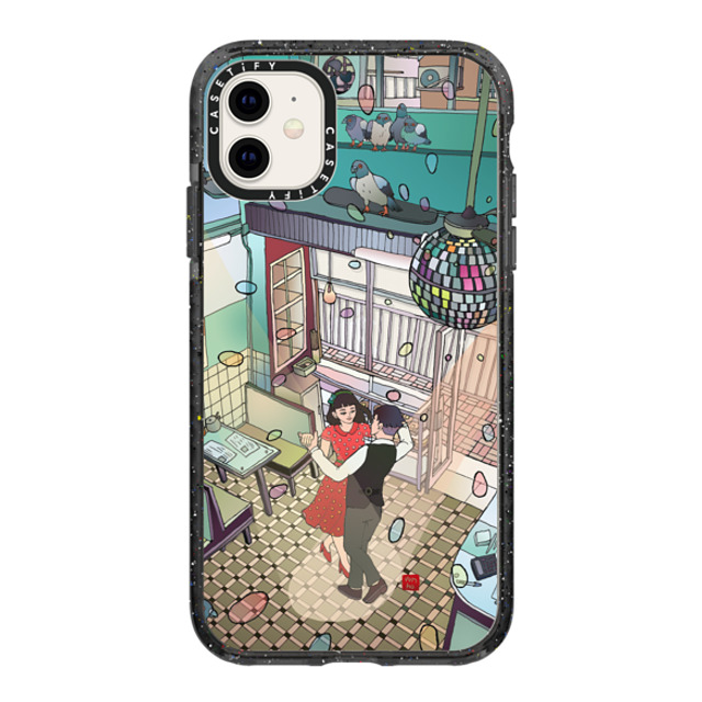 Vivian Ho x CASETiFY iPhone 11 ケース Love,Fine Art ブラック インパクトケース Vivian Ho - Cha Cha Back to School Vivian Ho x CASETiFY iPhone 11 ケース Love,Fine Art ブラック インパクトケース Vivian Ho - Cha Cha Back to School