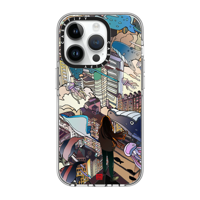 Vivian Ho x CASETiFY iPhone 14 Pro ケース クリア クリア ケース MagSafe対応 Vivian Ho - I can't take my eyes off you