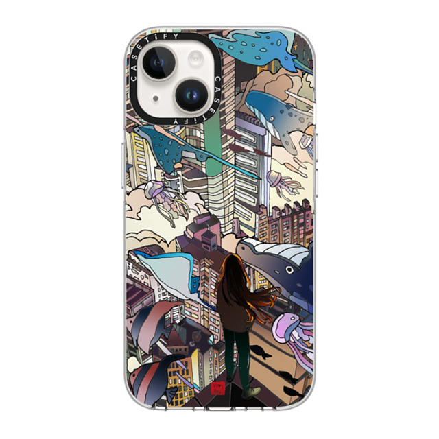 Vivian Ho x CASETiFY iPhone 14 Case Clear Clear Case MagSafe Compatible Vivian Ho - I can't take my eyes off you Vivian Ho x CASETiFY iPhone 14 Case Clear Clear Case MagSafe Compatible Vivian Ho - I can't take my eyes off you