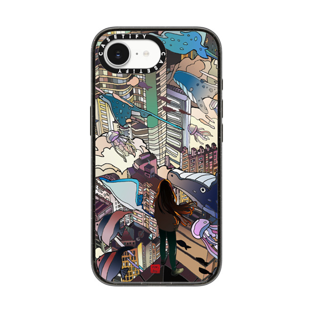 Vivian Ho x CASETiFY iPhone 16e Case Pattern,Travel Black Impact Case MagSafe Compatible Vivian Ho - I can't take my eyes off you Back to School Vivian Ho x CASETiFY iPhone 16e Case Pattern,Travel Black Impact Case MagSafe Compatible Vivian Ho - I can't take my eyes off you Back to School