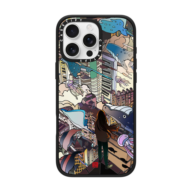 Vivian Ho x CASETiFY iPhone 16 Pro Max ケース マットブラック インパクトケース MagSafe対応 Vivian Ho - I can't take my eyes off you