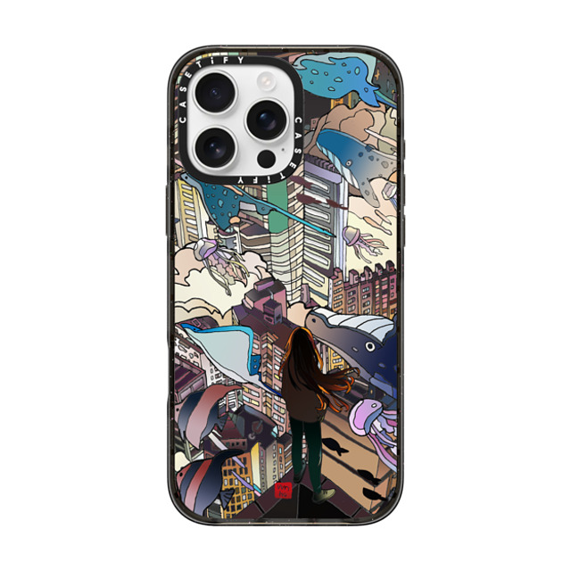 Vivian Ho x CASETiFY iPhone 16 Pro Max ケース ブラック インパクトケース Vivian Ho - I can't take my eyes off you