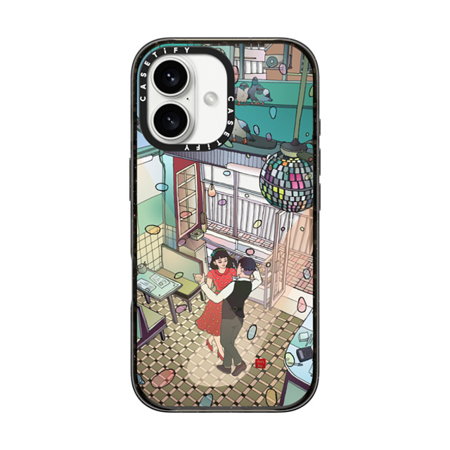 Vivian Ho x CASETiFY iPhone 16 ケース Love,Fine Art ブラック インパクトケース Vivian Ho - Cha Cha Father's Day Vivian Ho x CASETiFY iPhone 16 ケース Love,Fine Art ブラック インパクトケース Vivian Ho - Cha Cha Father's Day